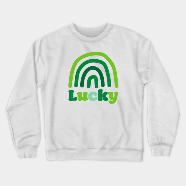 'Lucky' St. Paddy's Day T-Shirt Crewneck Sweatshirt by CuteTeaShirt